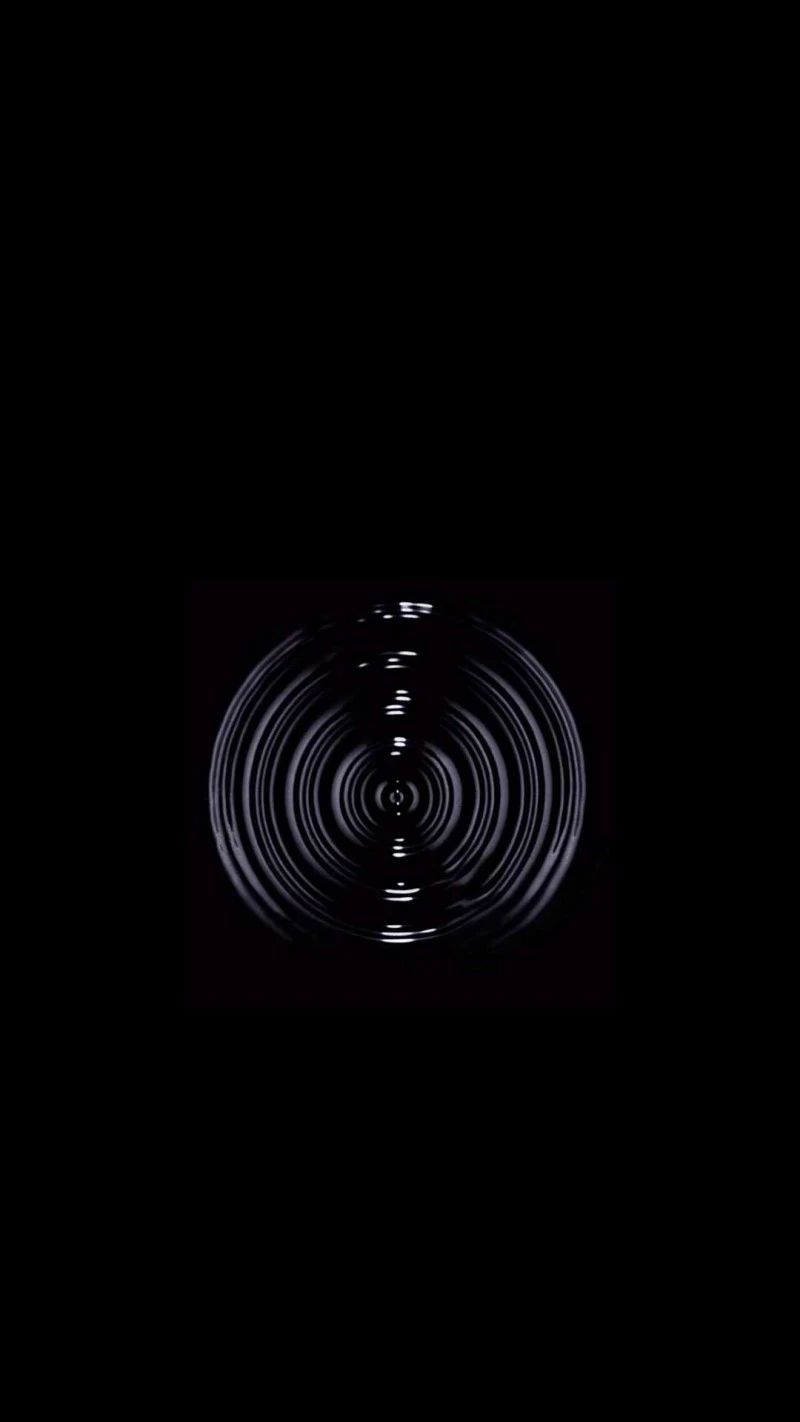 Ripples in Dark Water 4K Mobile Wallpaper