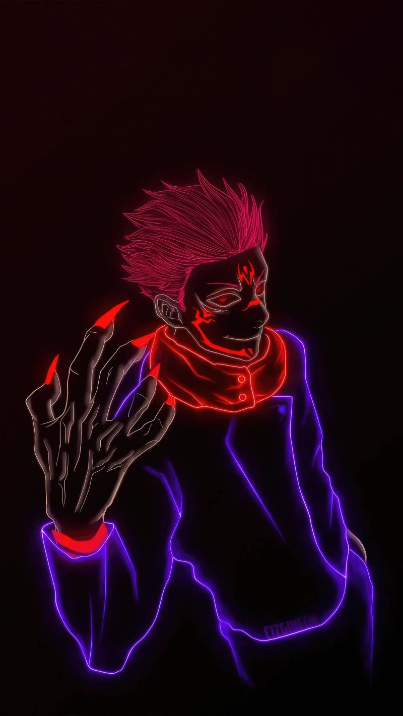 Neon Baddie 4K Mobile Wallpaper