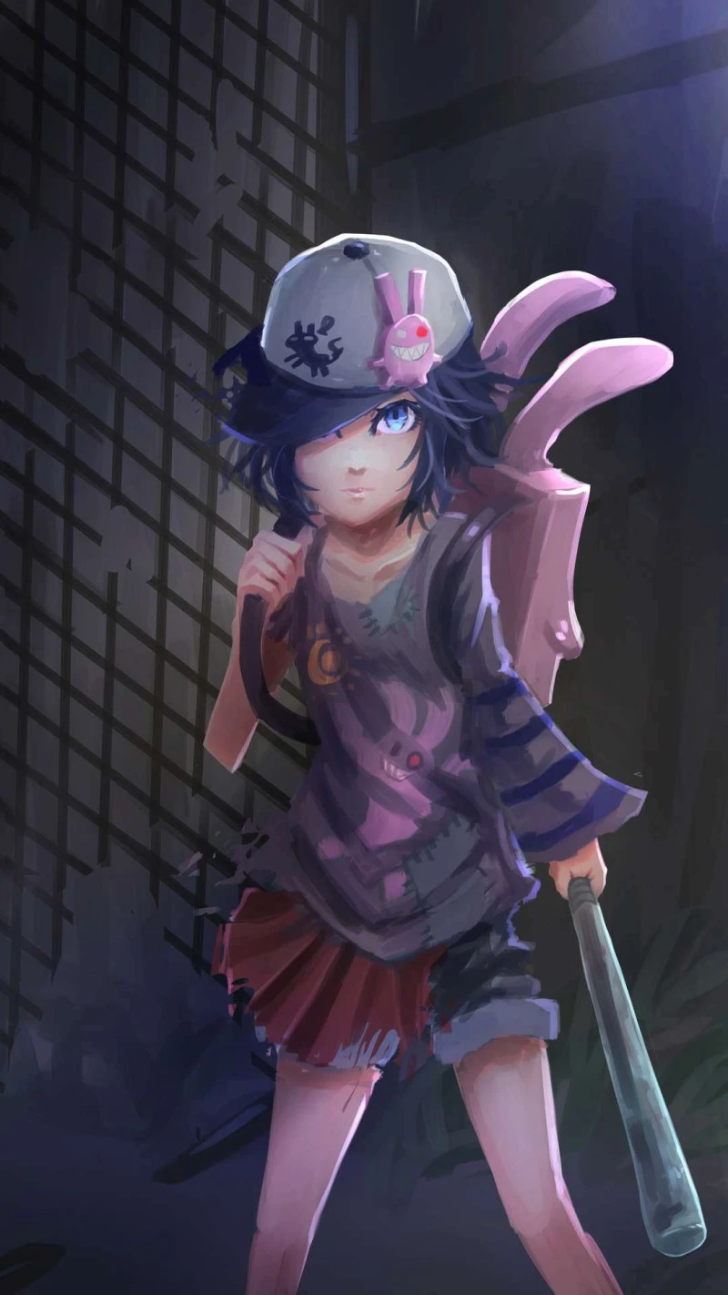Post Apocalyptic Girl 4K Mobile Wallpaper