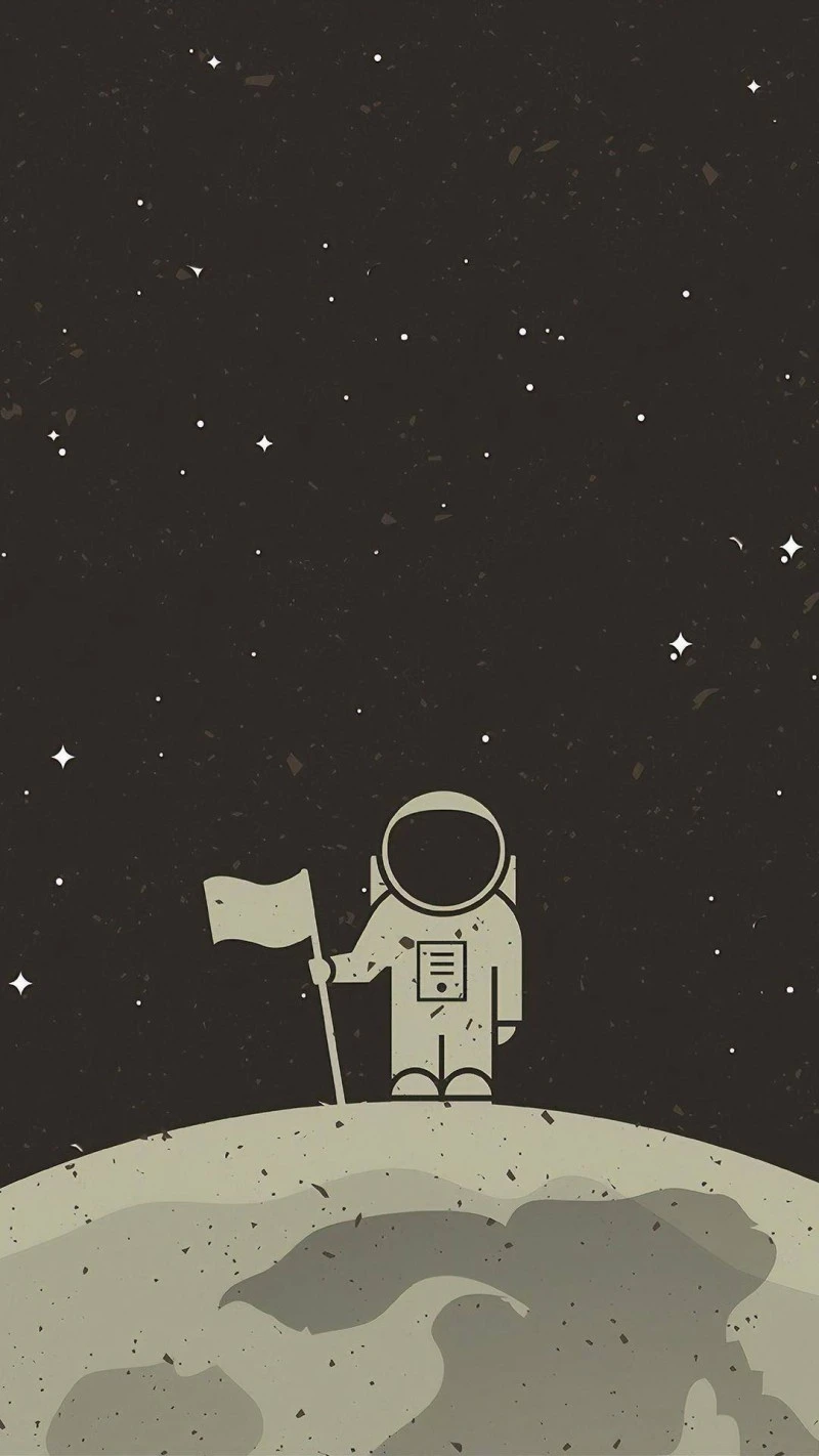 One Small Step 4K Mobile Wallpaper