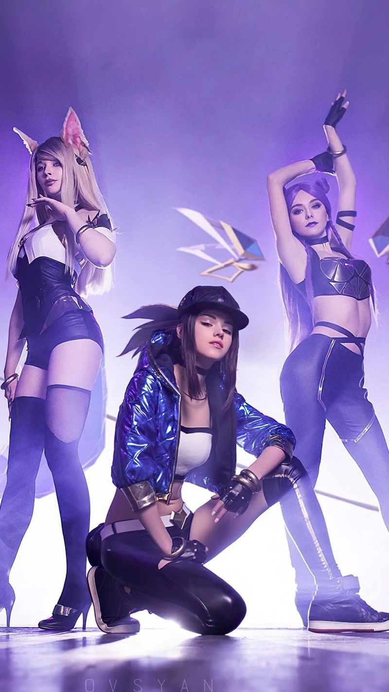 Cosplay: K/DA POP/STARS 4K Mobile Wallpaper