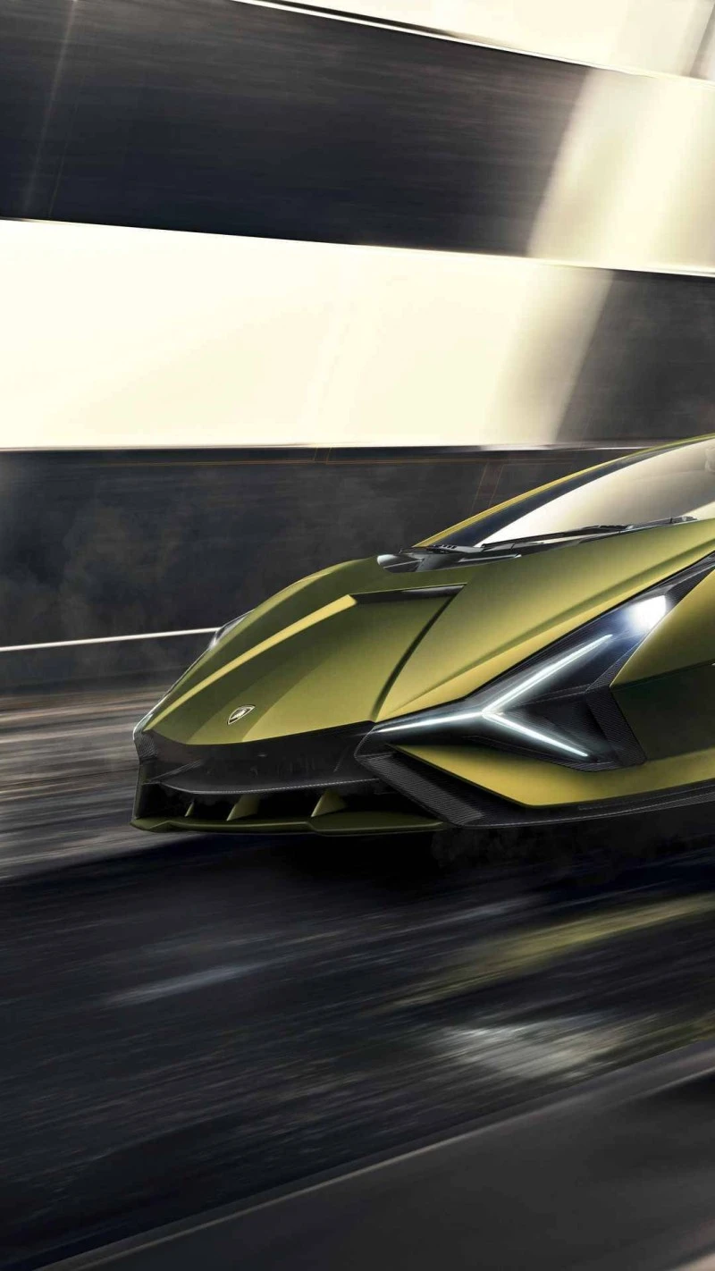 Lamborghini Revuelto in Motion 4K Mobile Wallpaper