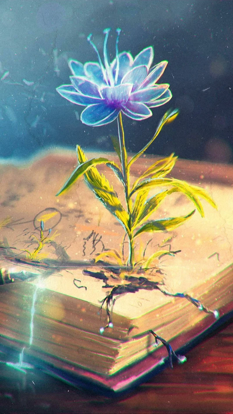 Flower of Knowledge 4K Mobile Wallpaper