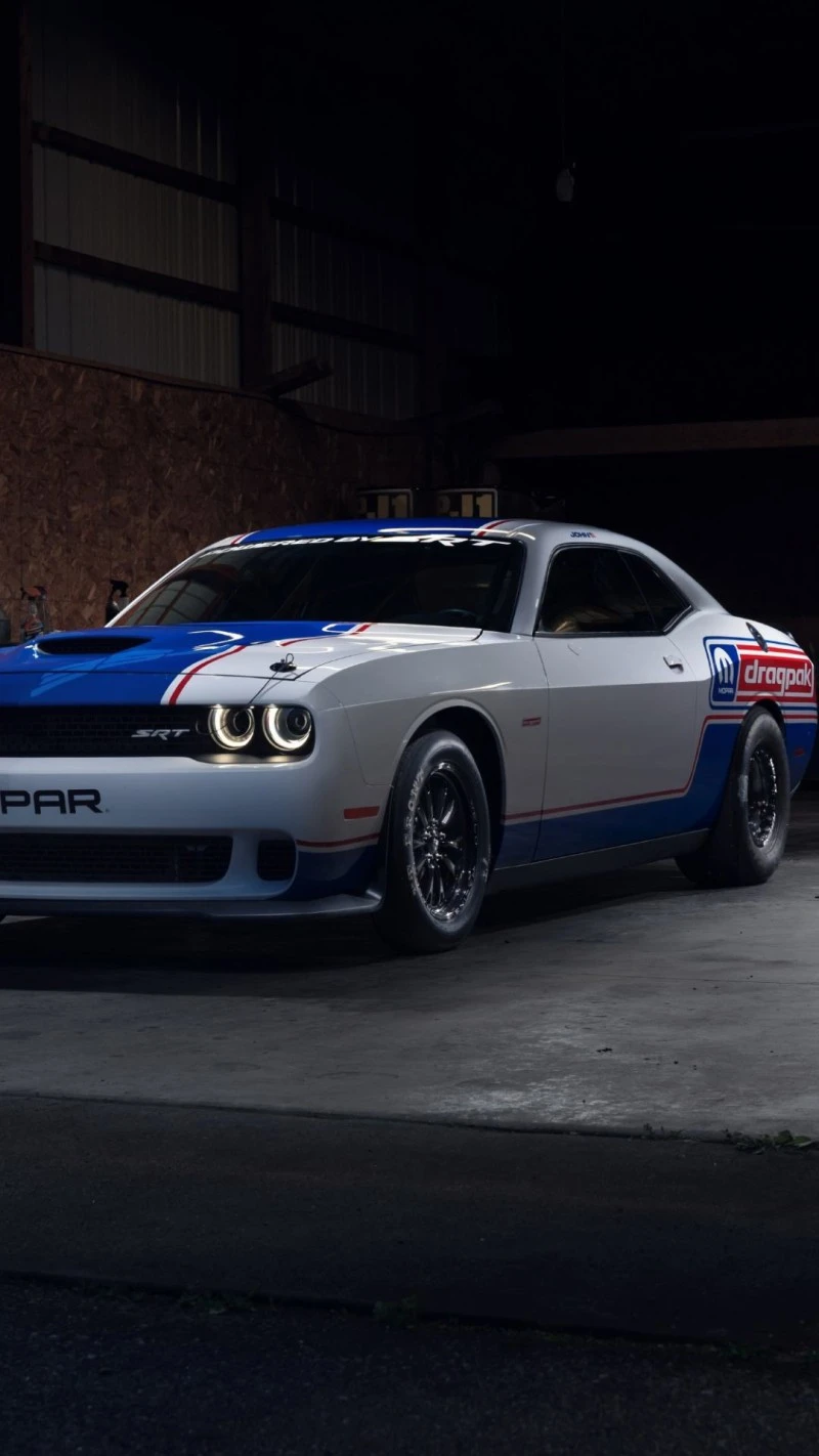Mopar Dodge Challenger Drag Pak 4K Mobile Wallpaper Free Download