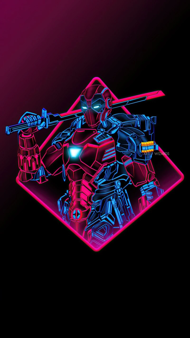 Iron Samurai 4K Mobile Wallpaper