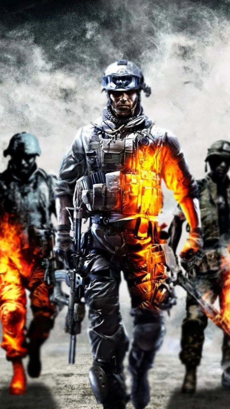Battlefield Squad 4K Mobile Wallpaper