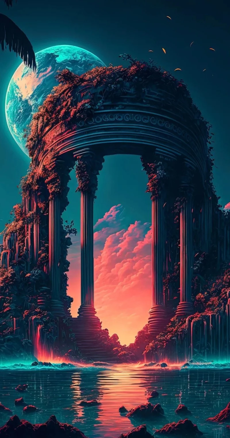 Celestial Gateway 4K Mobile Wallpaper