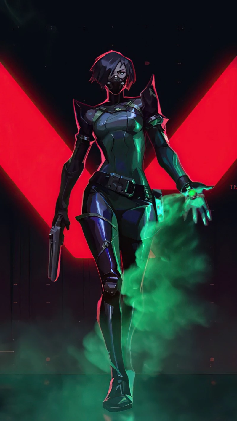 Dark Green Cyberpunk Viper Game Character 4K Wallpaper 4K Mobile Wallpaper