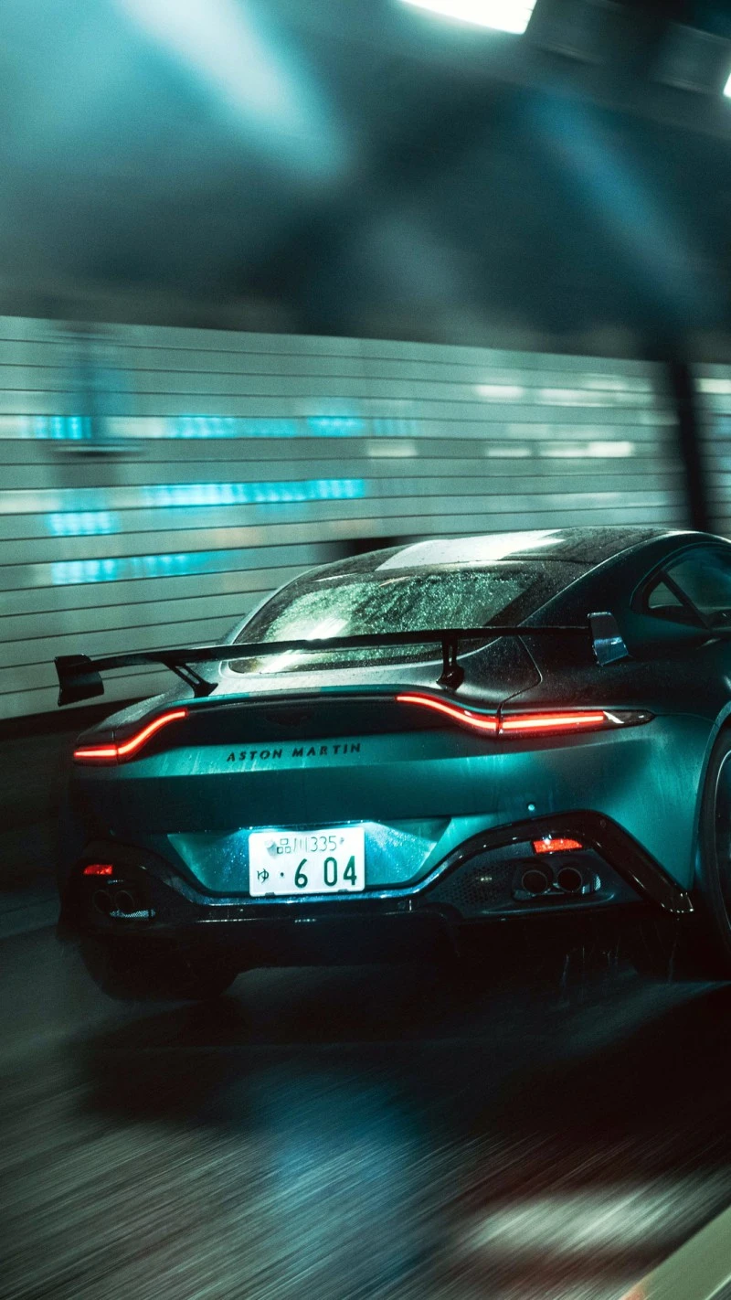 Aston Martin Valhalla Rear View 4K Mobile Wallpaper