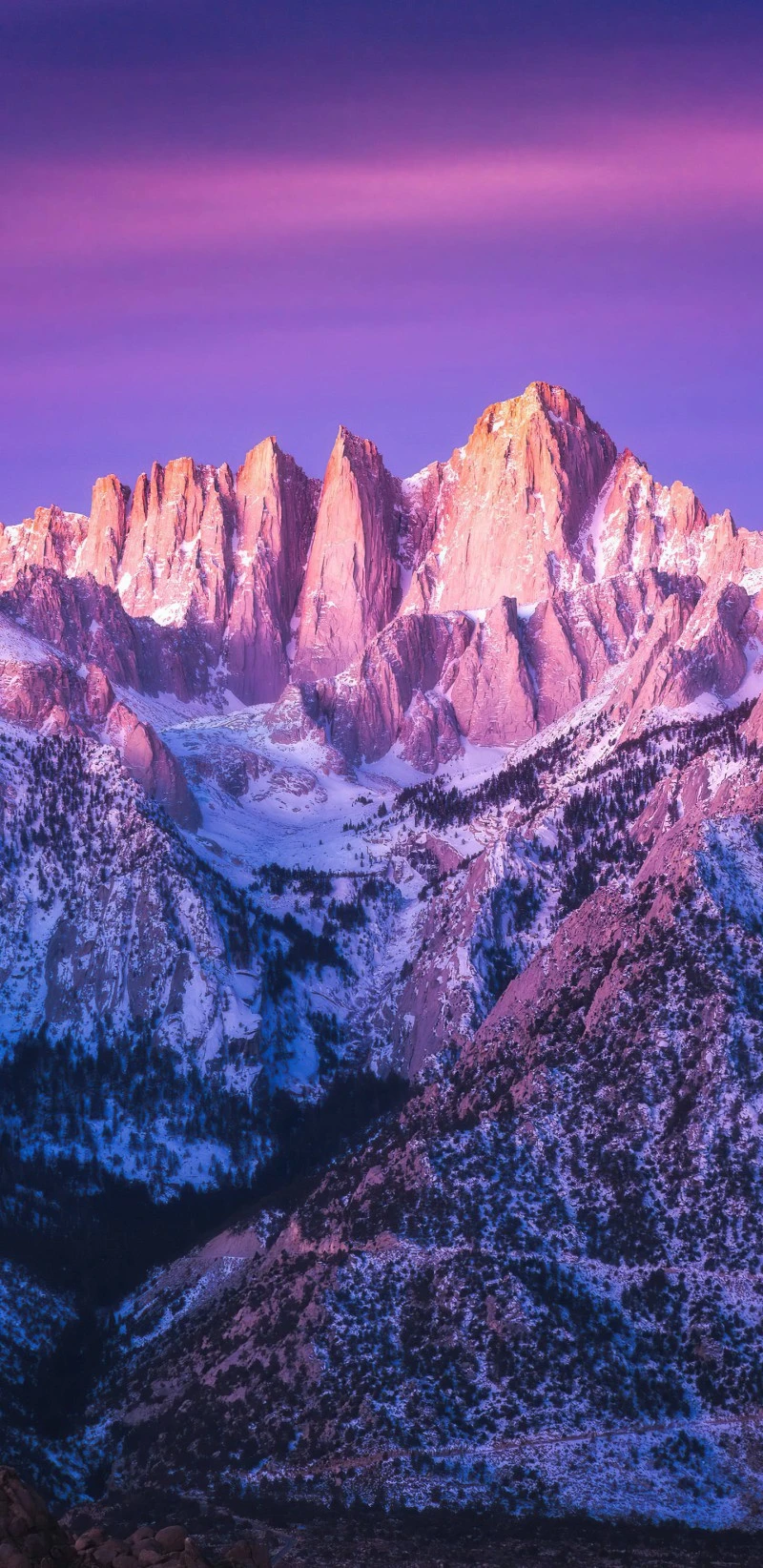 Majestic Mountain Sunrise 4K Mobile Wallpaper