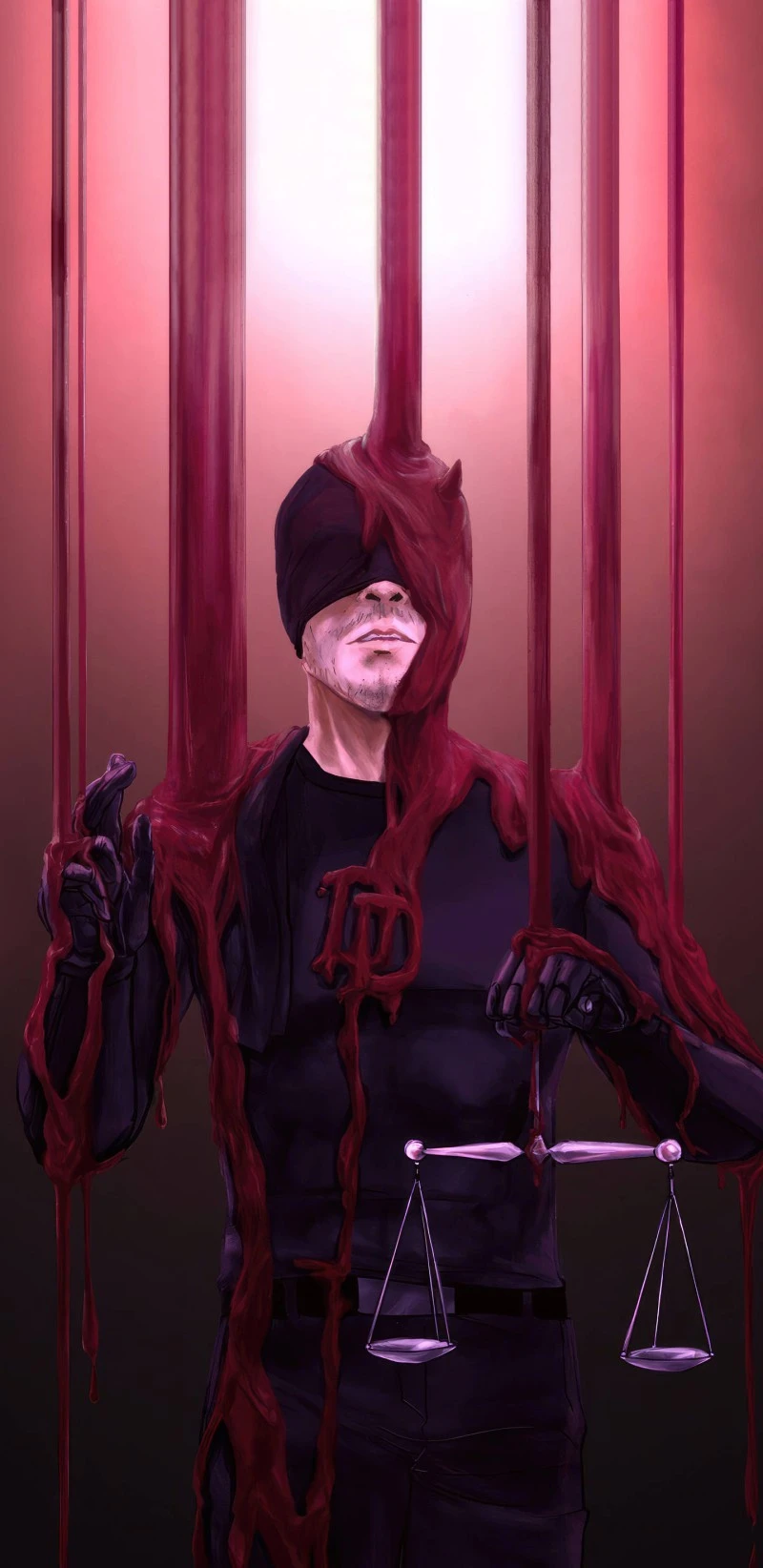 Daredevil: Justice and Blood 4K Mobile Wallpaper
