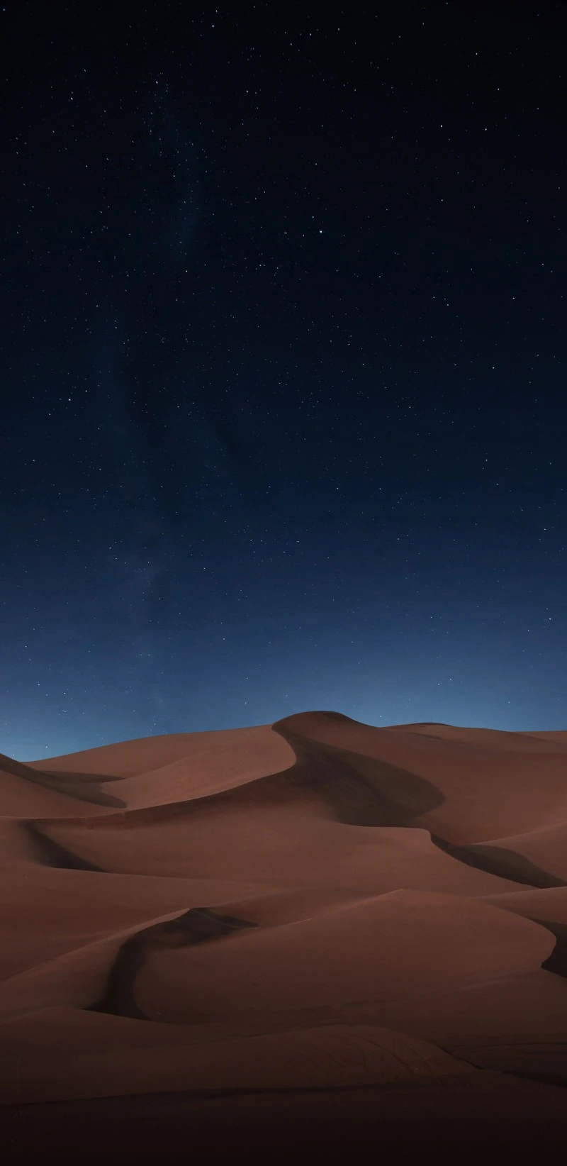 Desert Night Sky 4K Mobile Wallpaper
