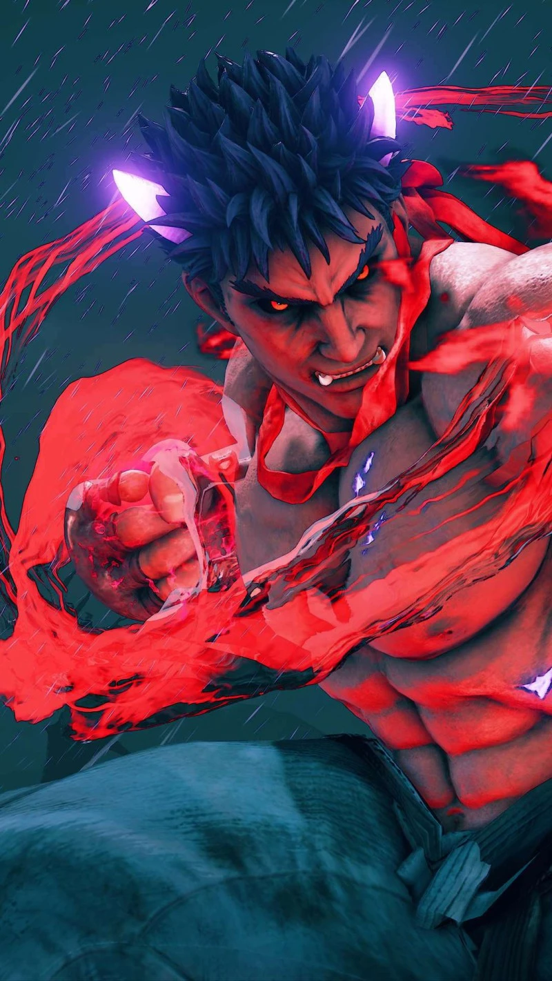 Crimson Rage 4K Mobile Wallpaper