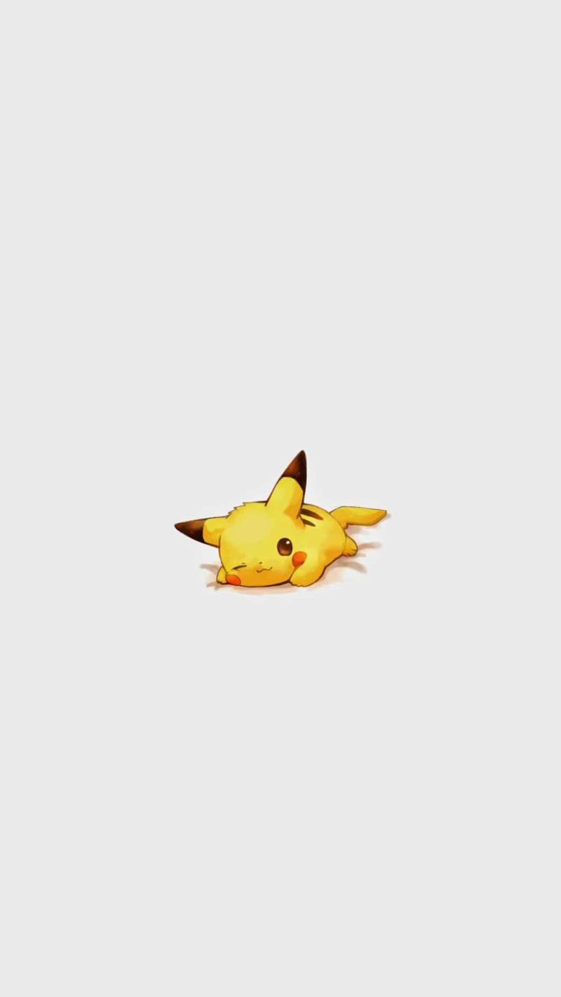 Sleepy Pikachu 4K Mobile Wallpaper