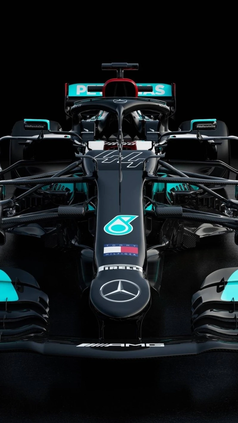Mercedes-AMG Petronas Formula 1 Car 4K Mobile Wallpaper