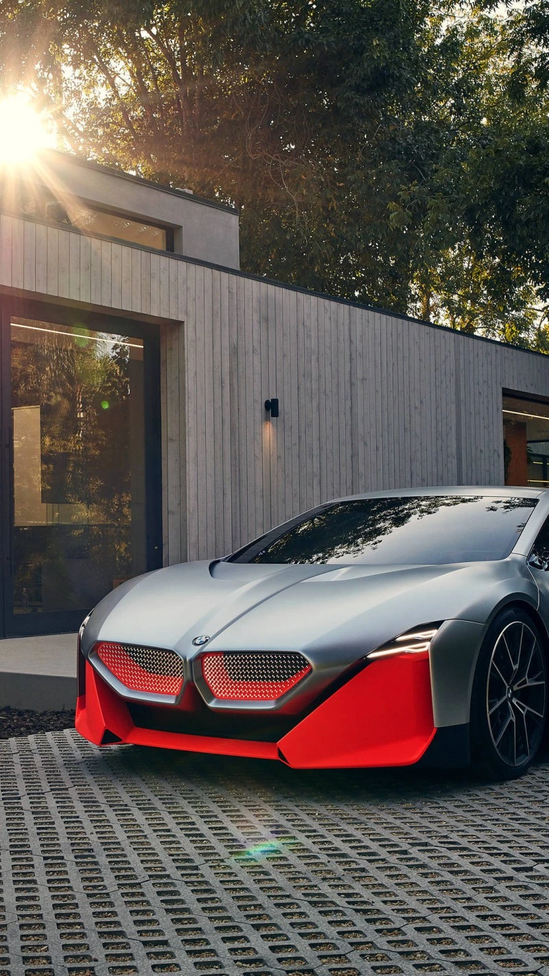Futuristic BMW Vision M Next 4K Mobile Wallpaper