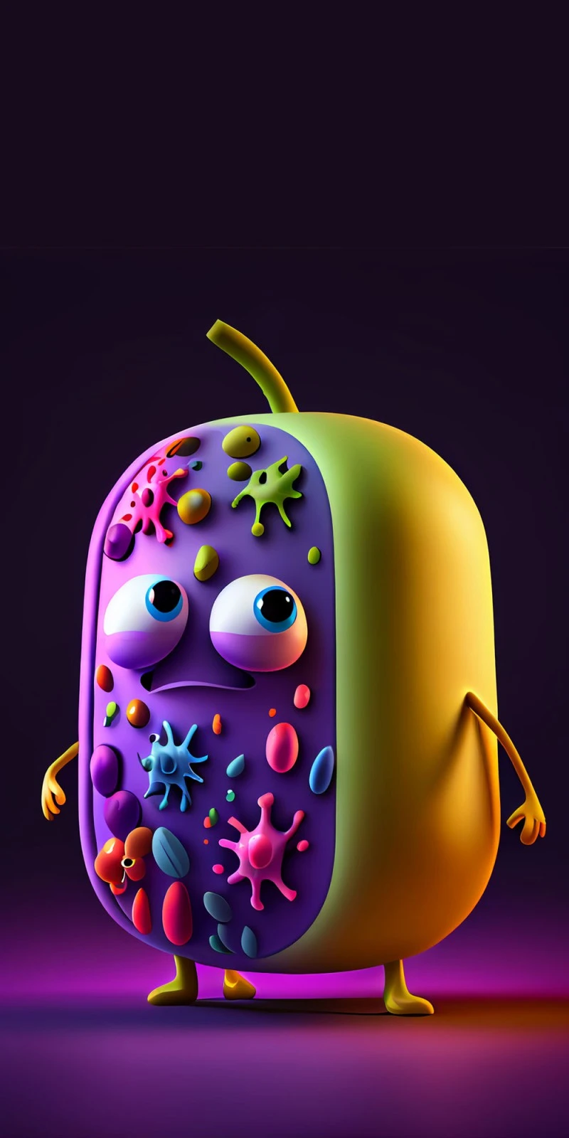 A Sad, Sick Monster 4K Mobile Wallpaper