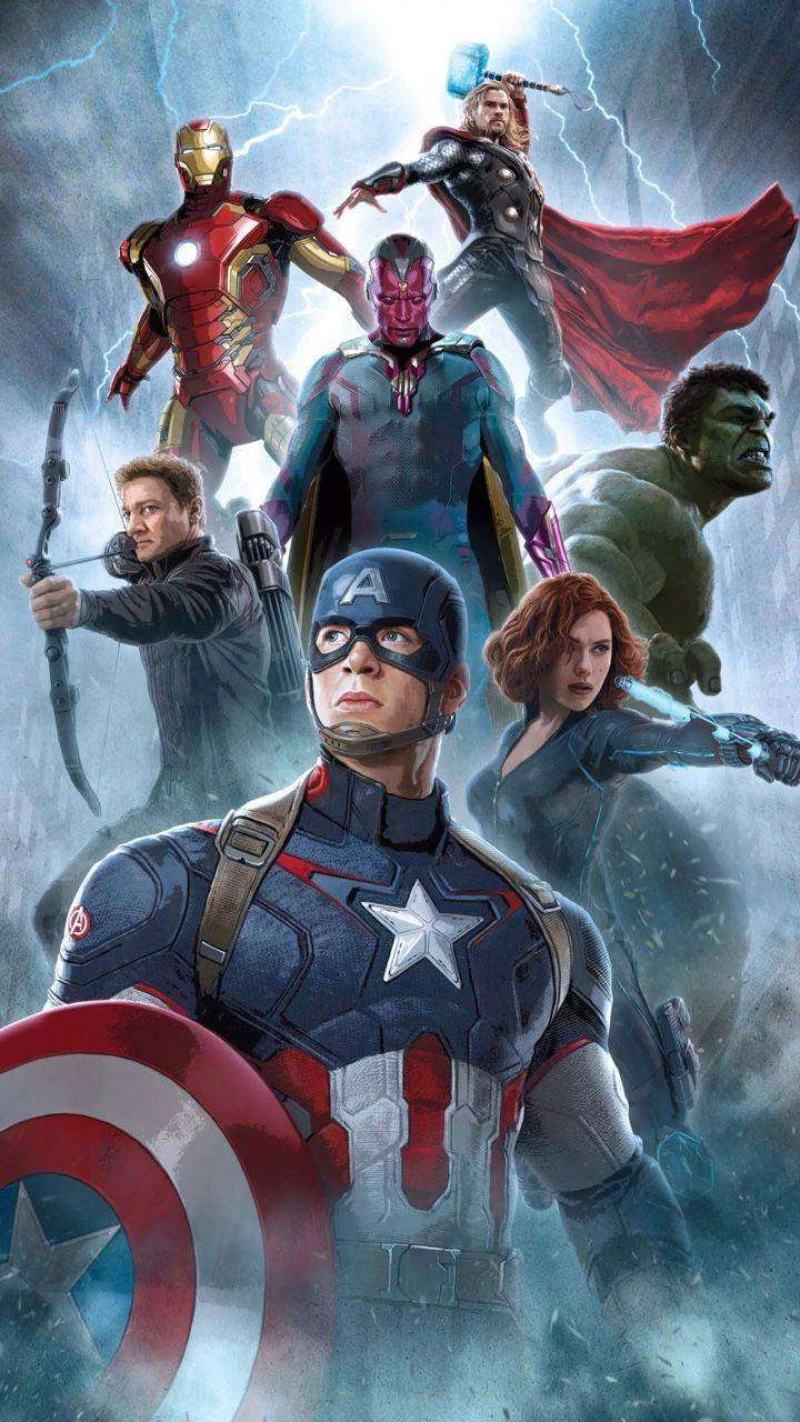 Avengers: Civil War Team 4K Mobile Wallpaper