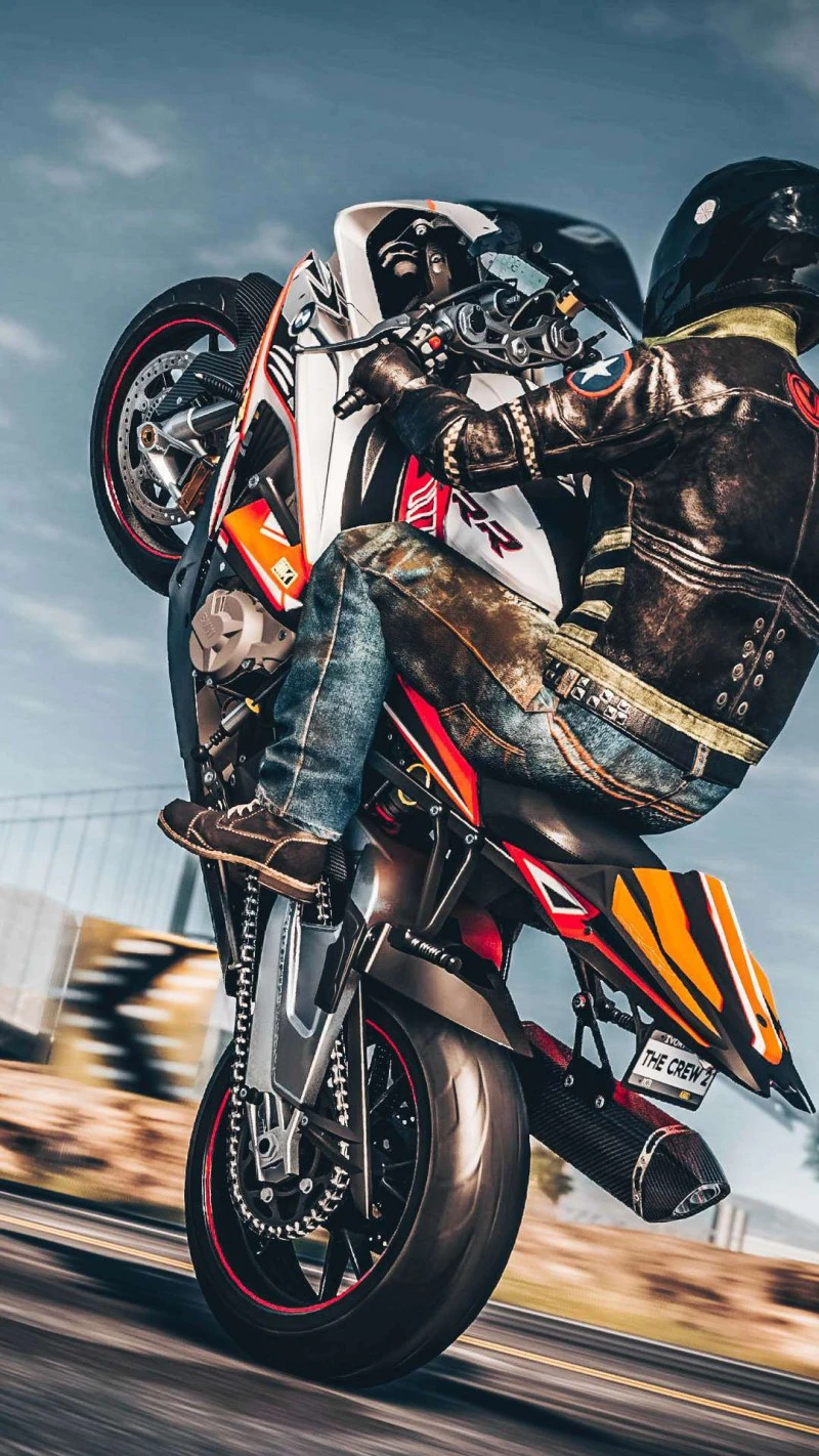 Wheelie Master 4K Mobile Wallpaper