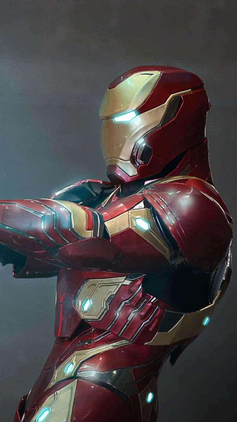 Iron Man Mark 46 Closeup 4K Mobile Wallpaper
