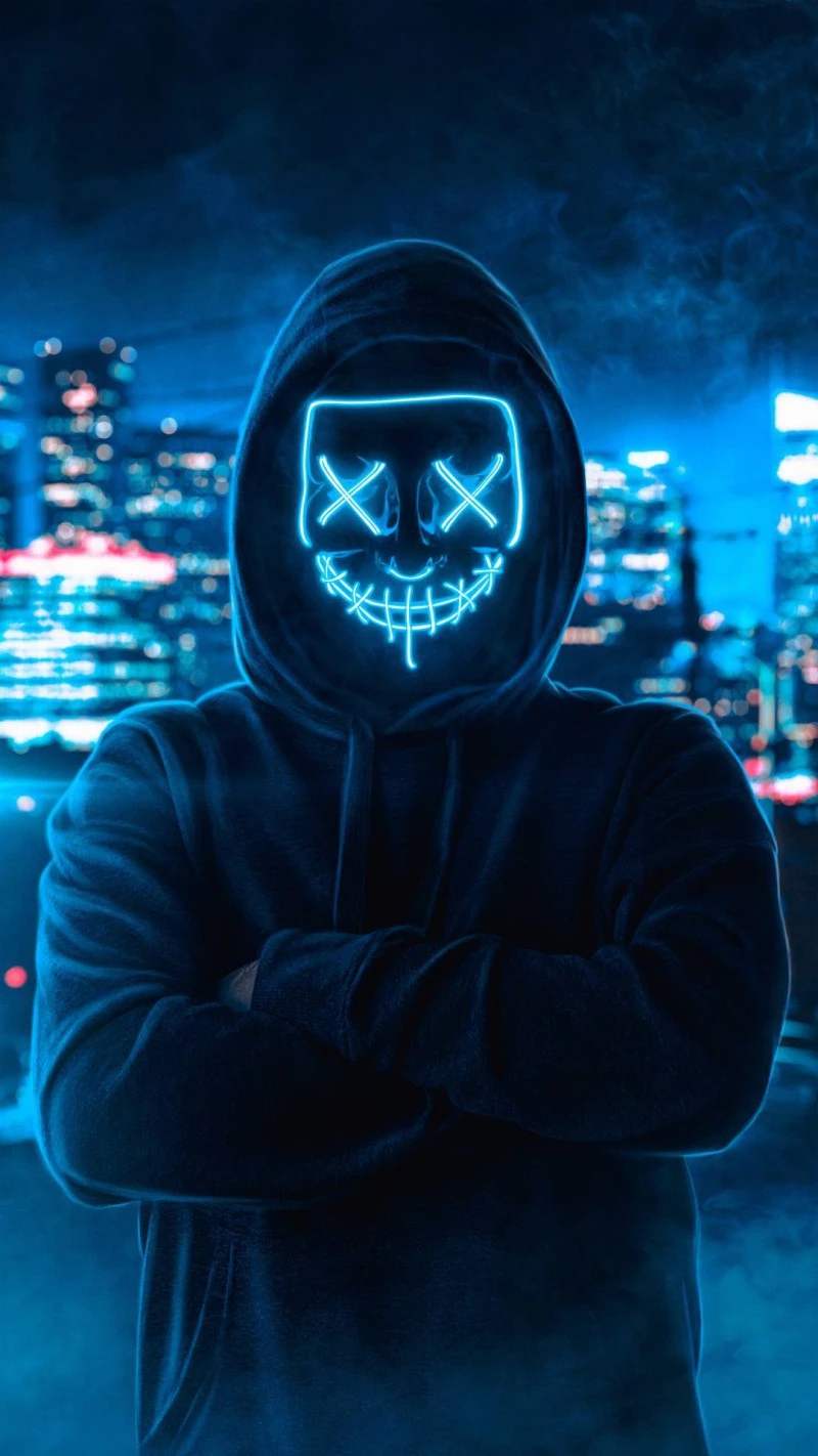 Cityscape Blue 4K Mobile Wallpaper