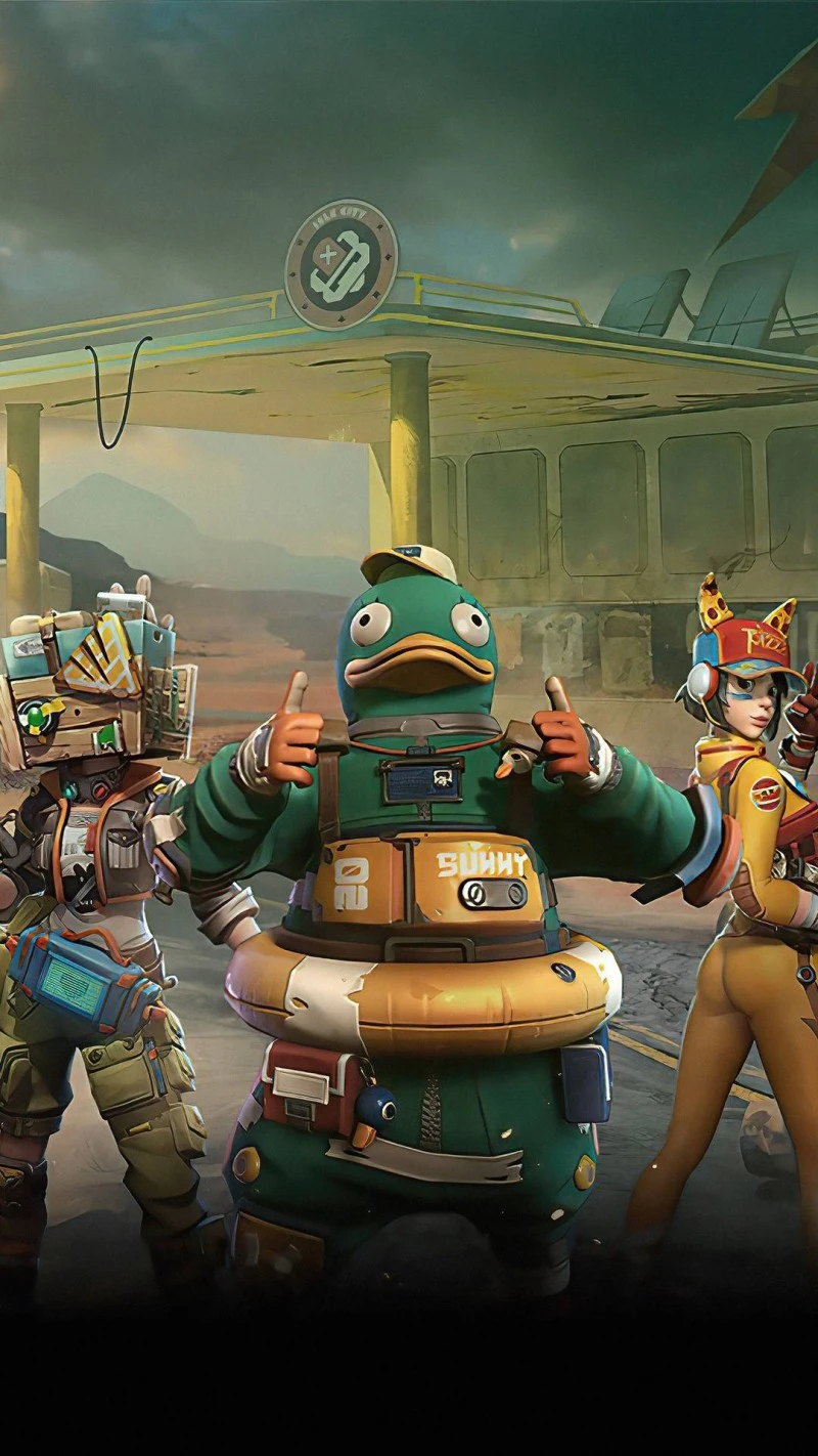 Game Team: Wasteland Squad 4K Mobile Wallpaper