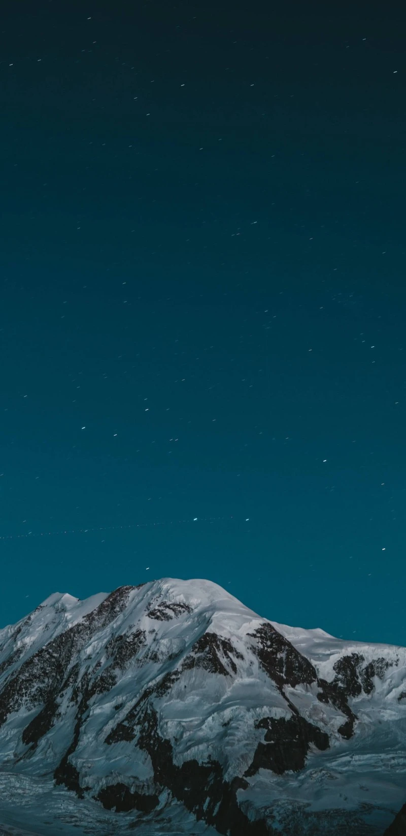 Celestial Mountain Peak 4K Mobile Wallpaper