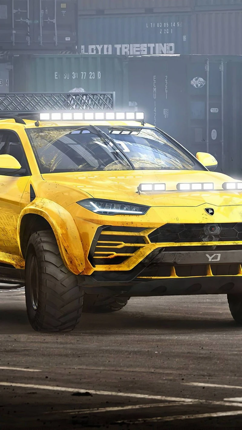 Lamborghini Urus Off-Road 4K Mobile Wallpaper