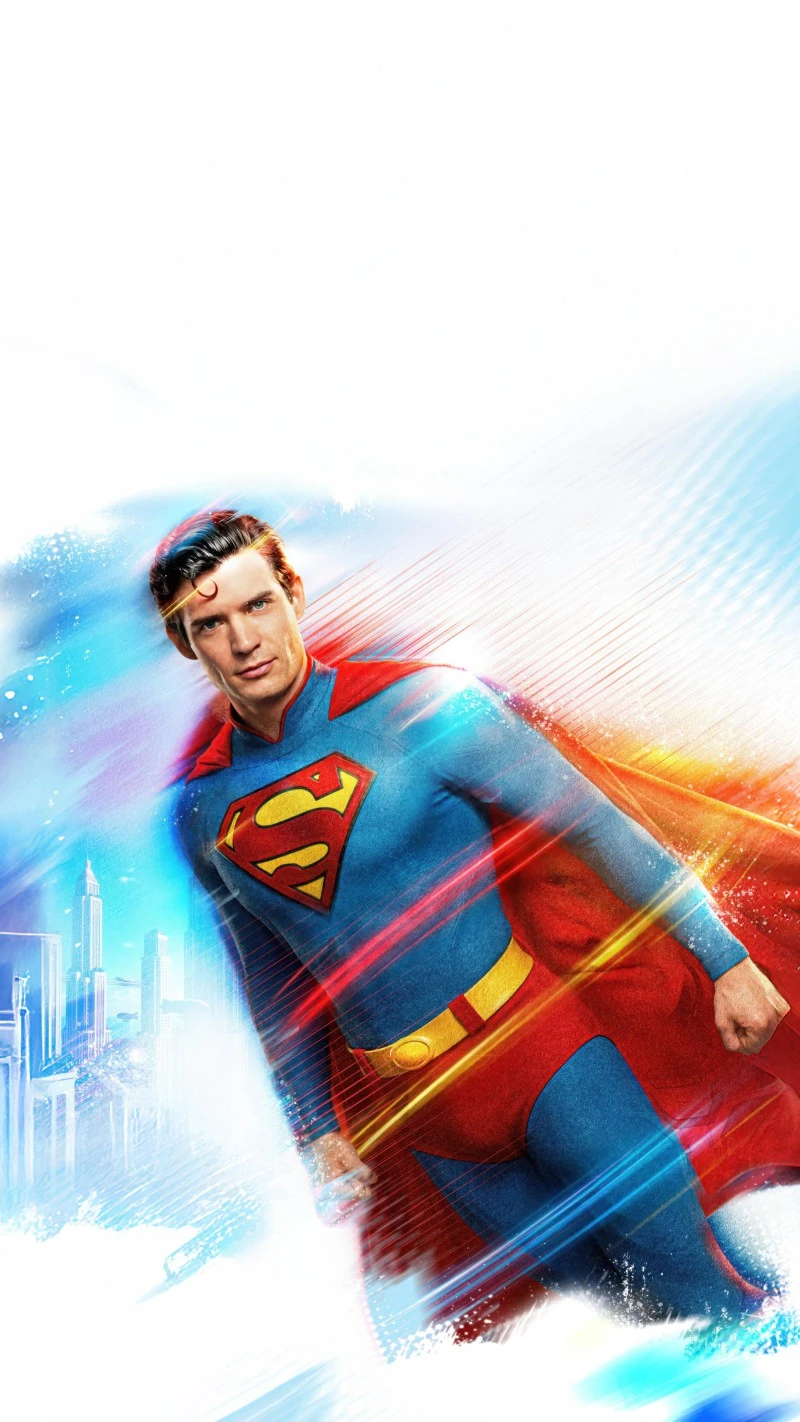 Superman in Motion 4K Mobile Wallpaper