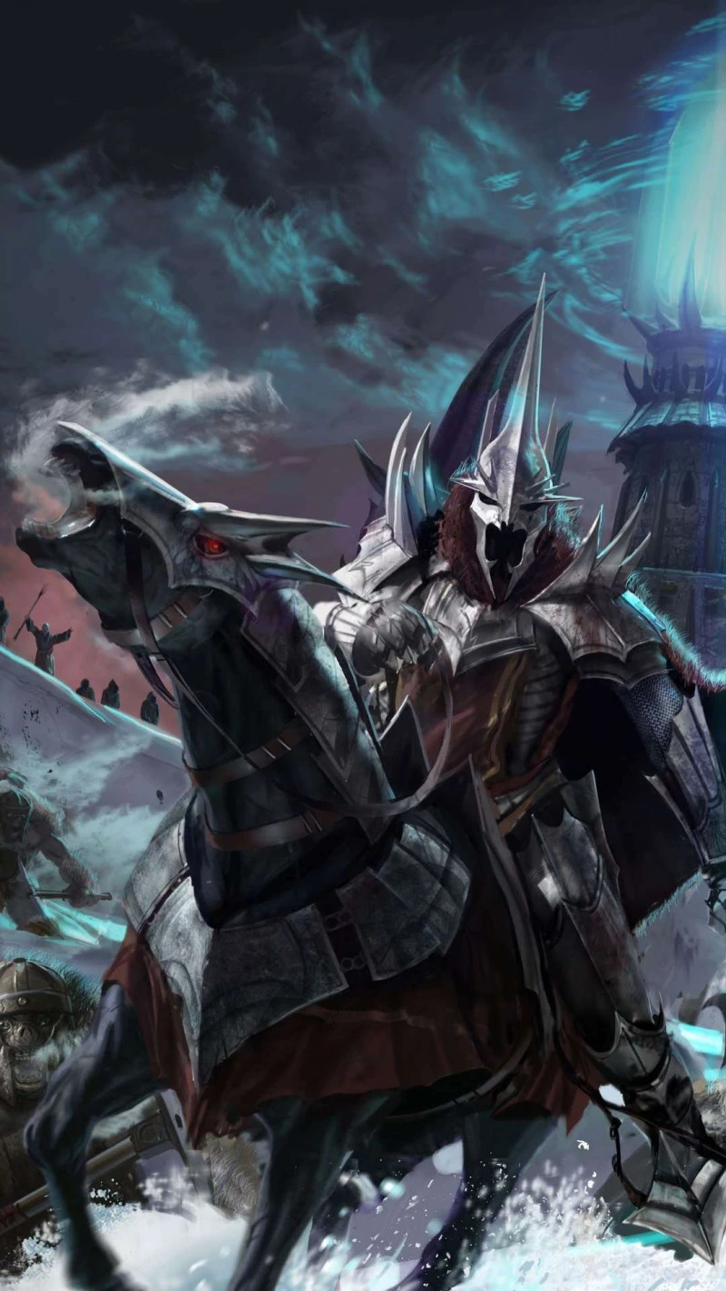 The Witch-king on Fellbeast 4K Mobile Wallpaper