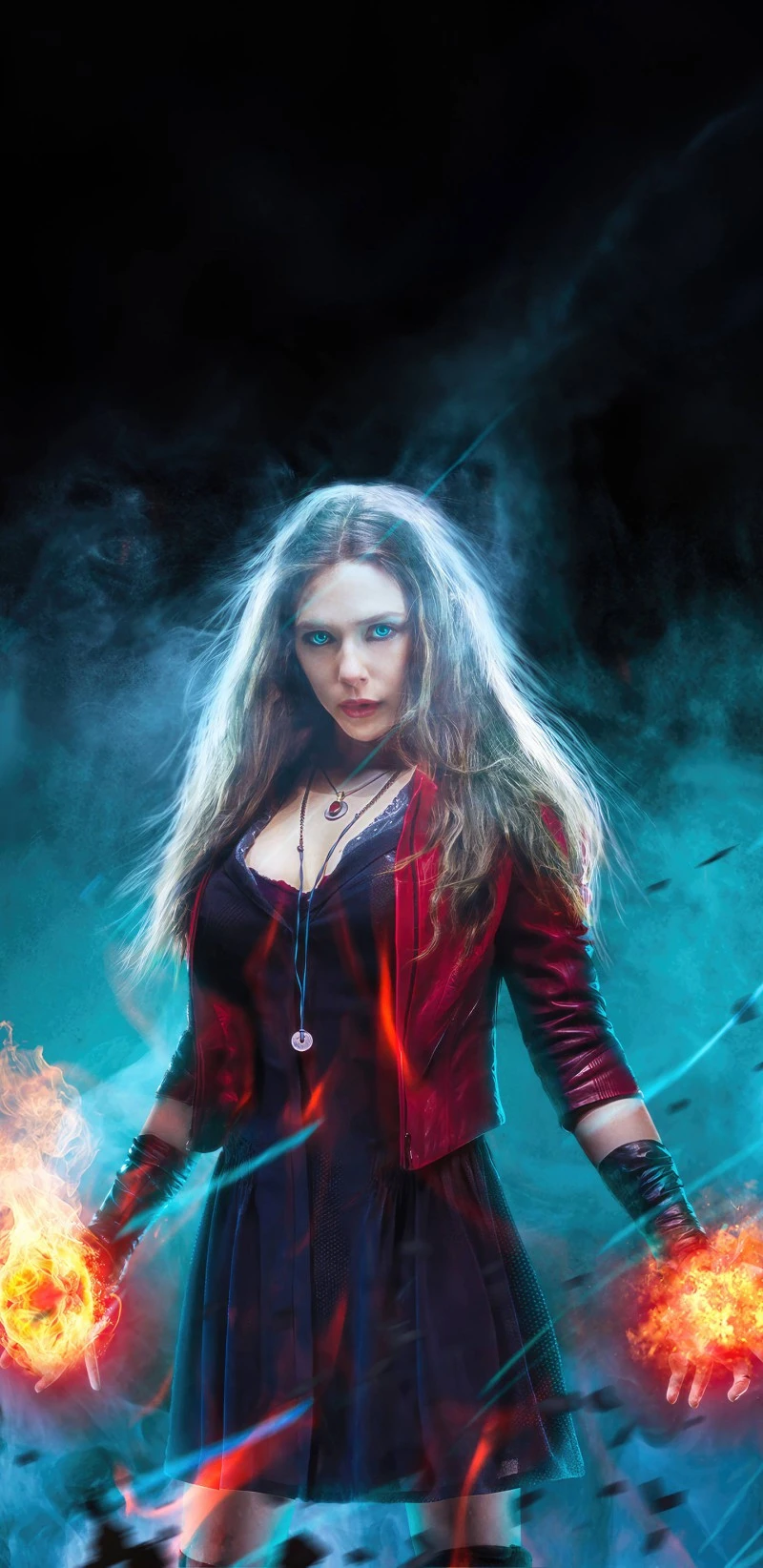 Scarlet Witch: Mistress of Chaos 4K Mobile Wallpaper