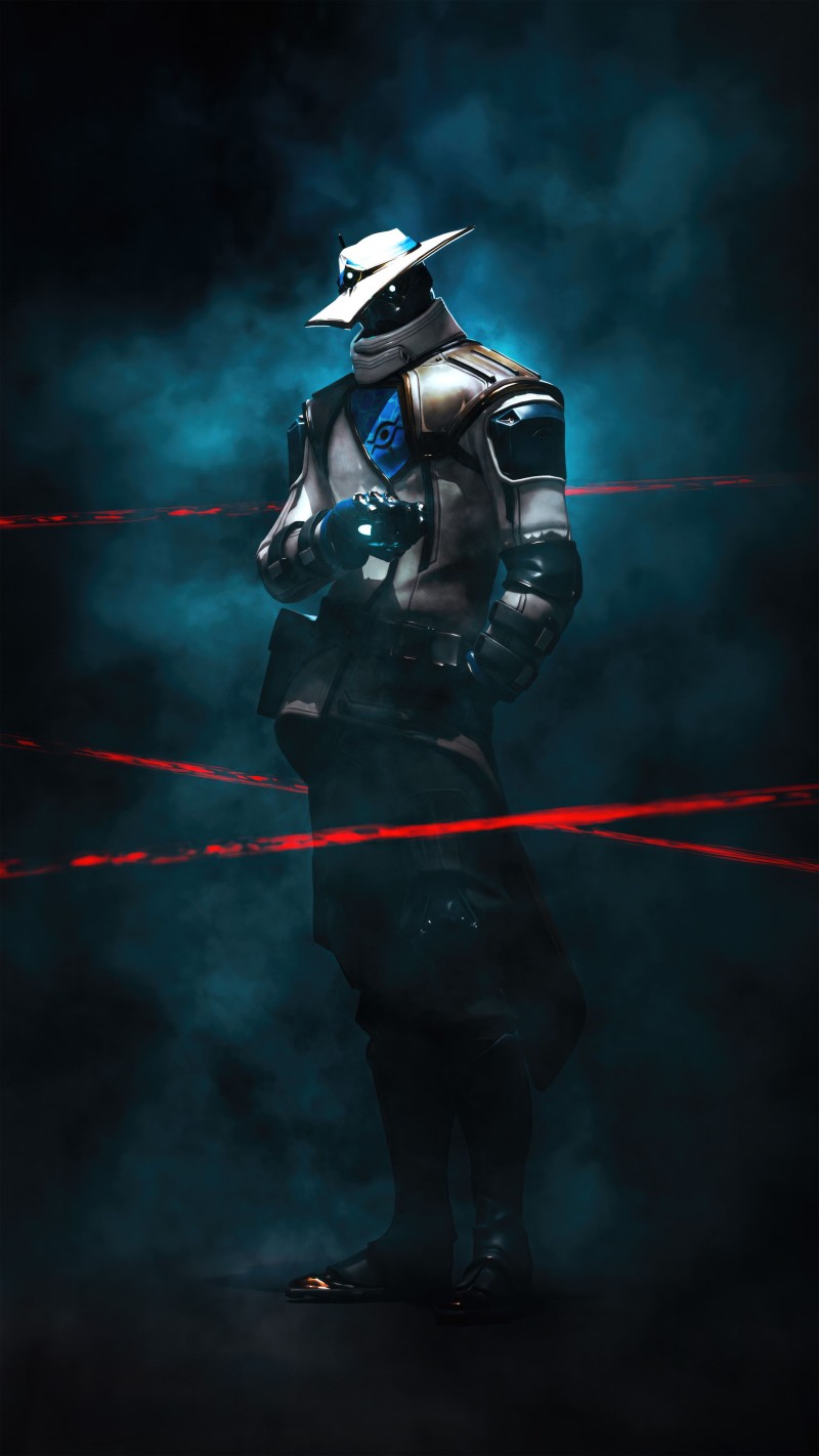 Dark Valorant Cypher Character Wallpaper for Phone 4K Mobile Wallpaper