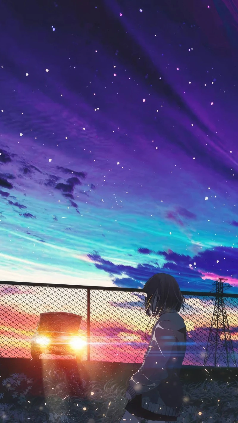 Solitude at Sunset 4K Mobile Wallpaper