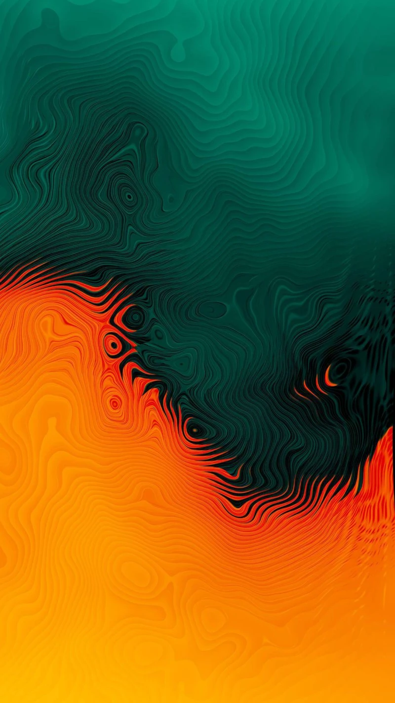 Fluid Color Swirl 4K Mobile Wallpaper