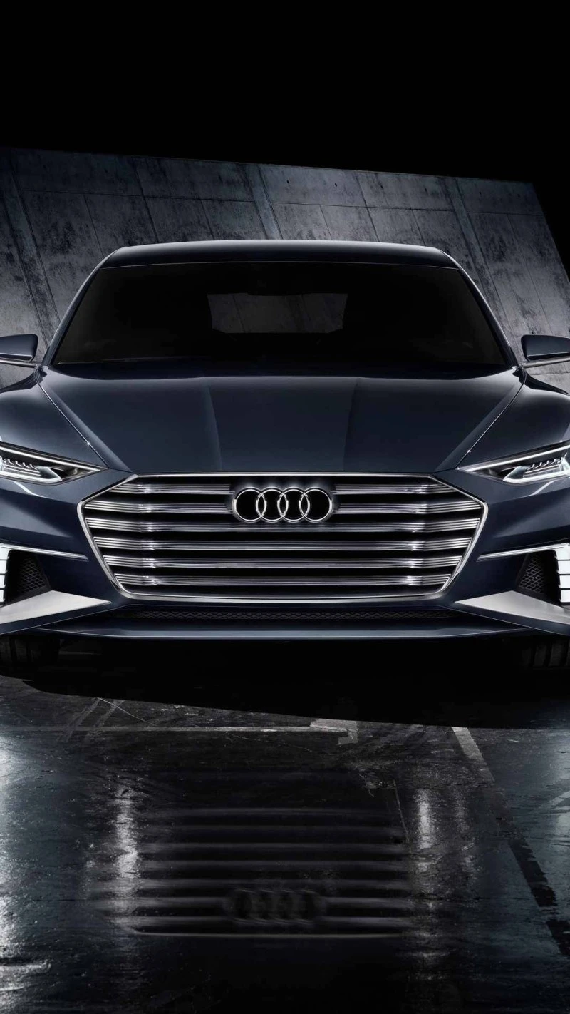 Audi Concept Car Front View 4K Mobile Wallpaper