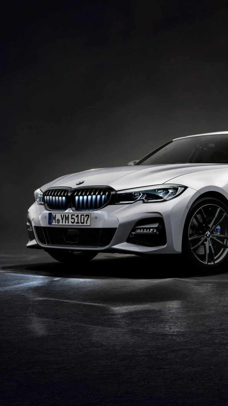 Sleek BMW 3 Series Sedan 4K Mobile Wallpaper