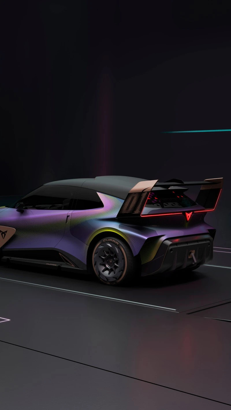 Cupra Urban Rebel Rear View 4K Mobile Wallpaper