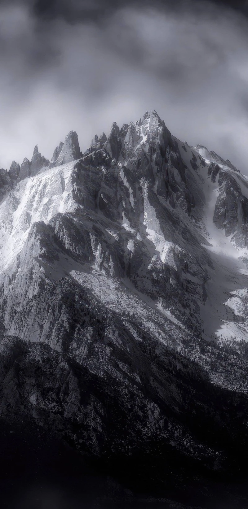 Majestic Snowy Peaks 4K Mobile Wallpaper
