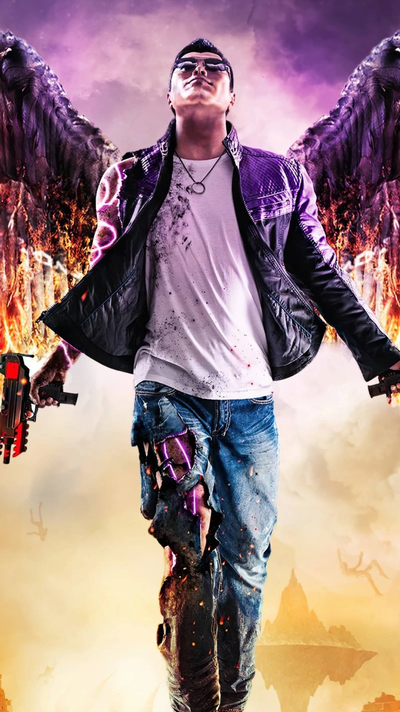 Saints Row IV: The Superpower 4K Mobile Wallpaper