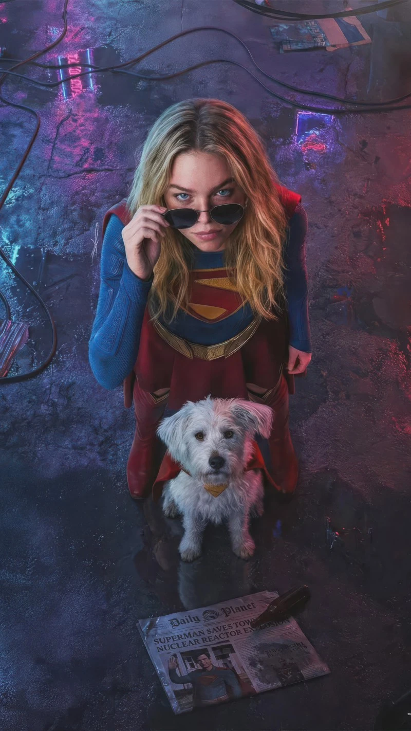Super Girl Power 4K Mobile Wallpaper