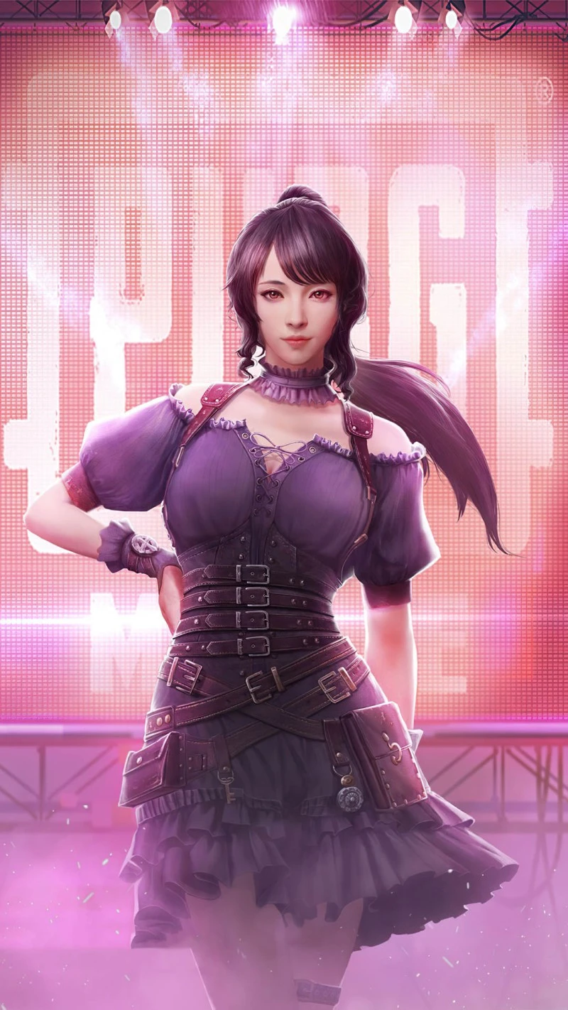 PUBG Mobile Female Character 4K Mobile Wallpaper