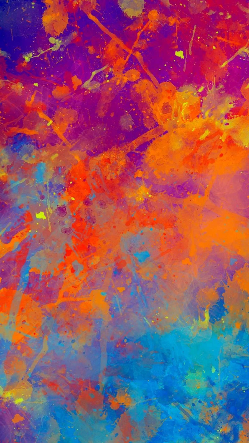 Splatter Symphony 4K Mobile Wallpaper