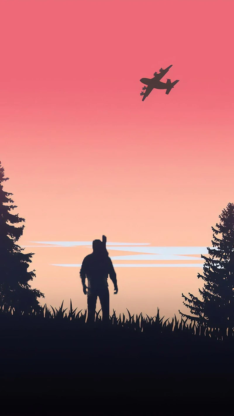 Silhouette of a Gamer Awaiting the Drop 4K Mobile Wallpaper Free Download