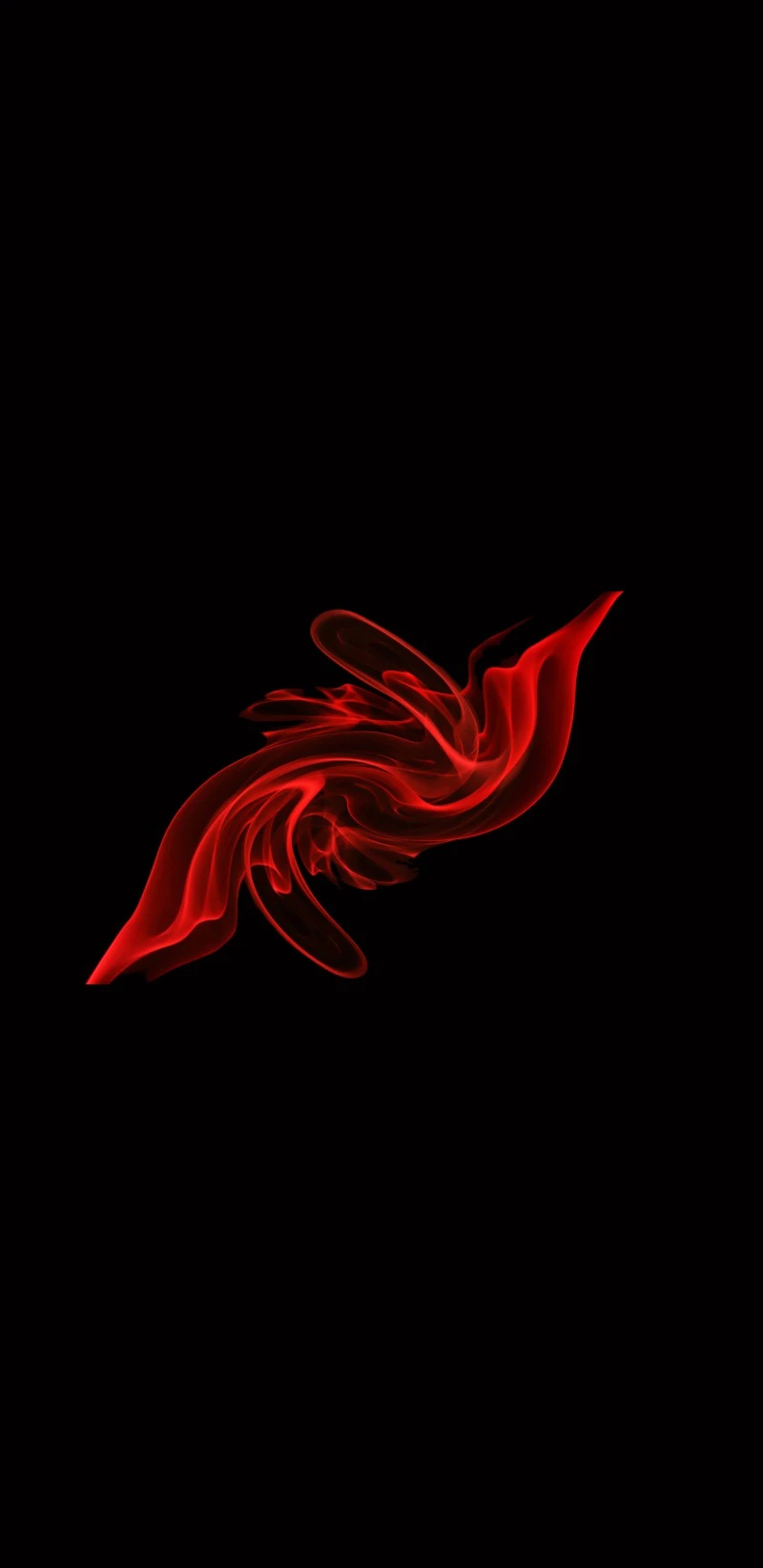Red Abstract Swirl 4K Mobile Wallpaper