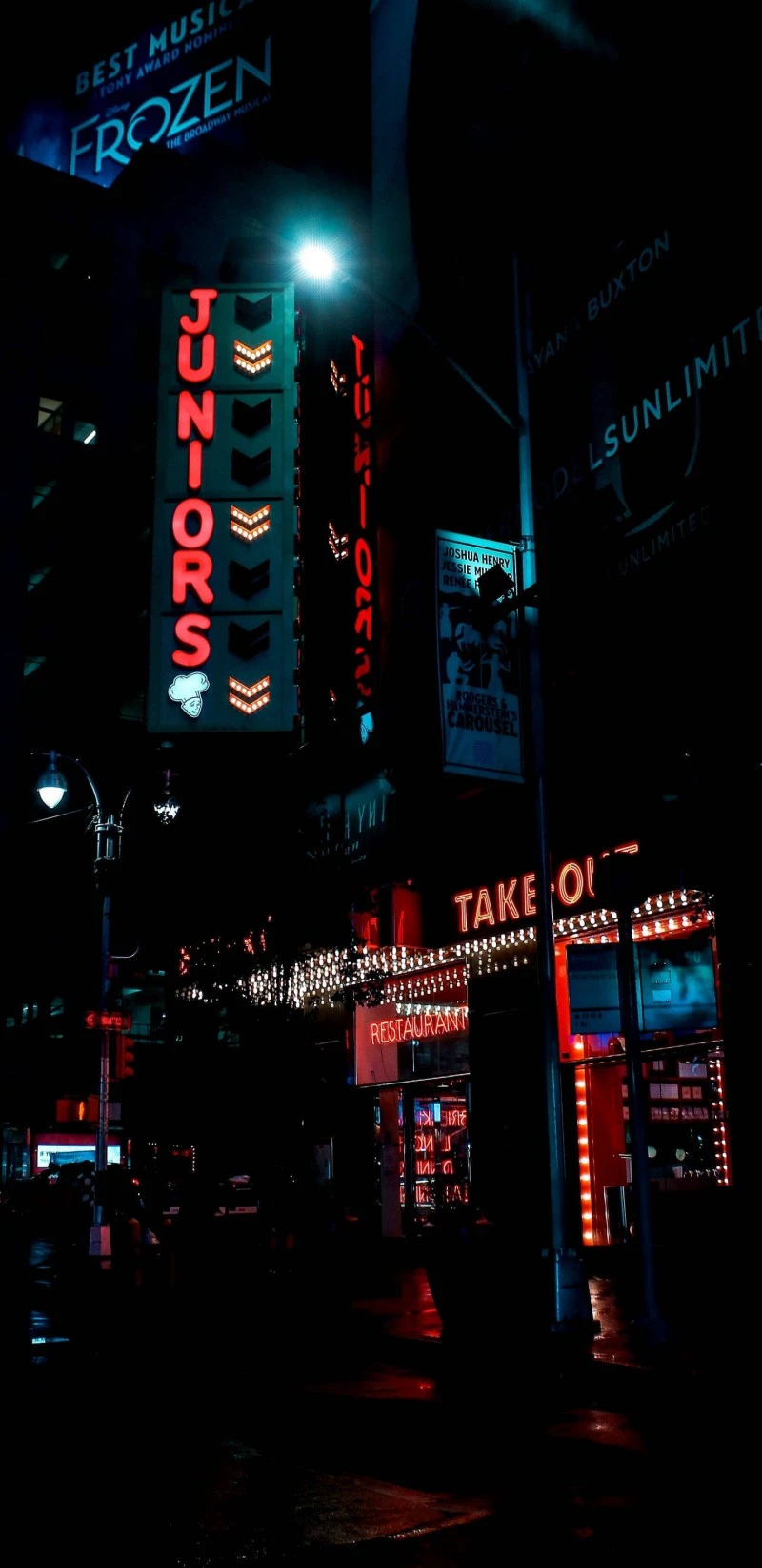 Times Square Nights 4K Mobile Wallpaper