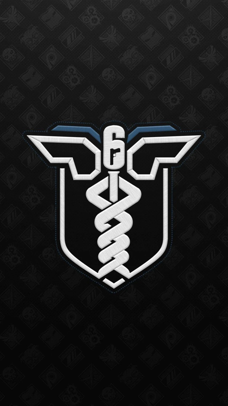 Rainbow Six Siege Operator Logo 2 4K Mobile Wallpaper