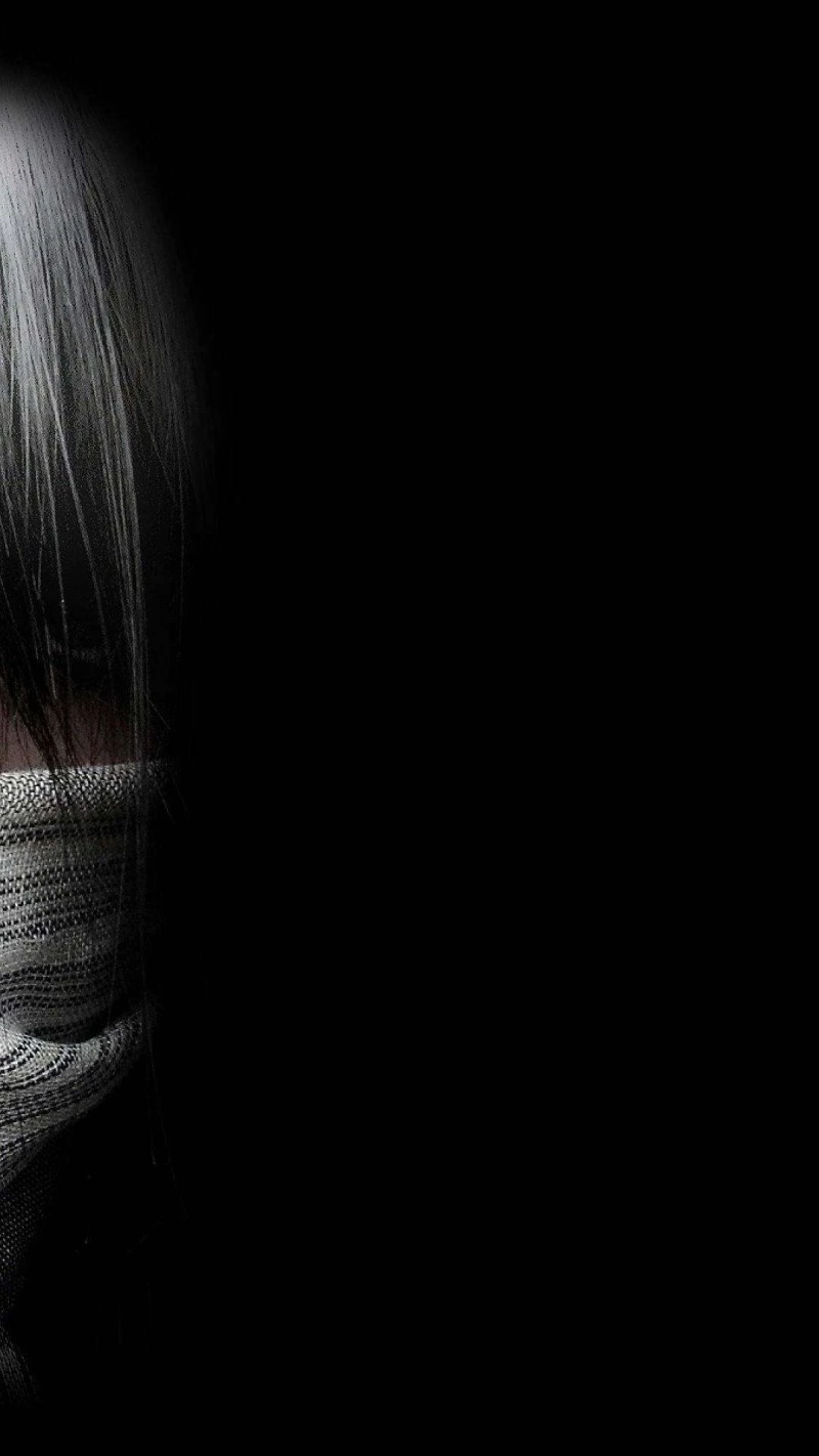 Partially Hidden Face 4K Mobile Wallpaper