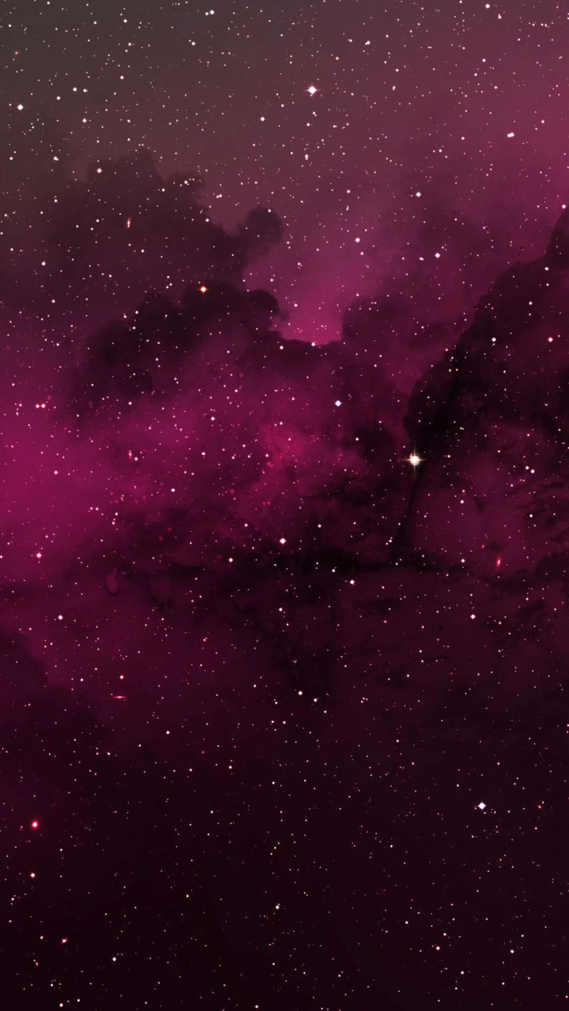 Purple Cosmic Nebula 4K Mobile Wallpaper