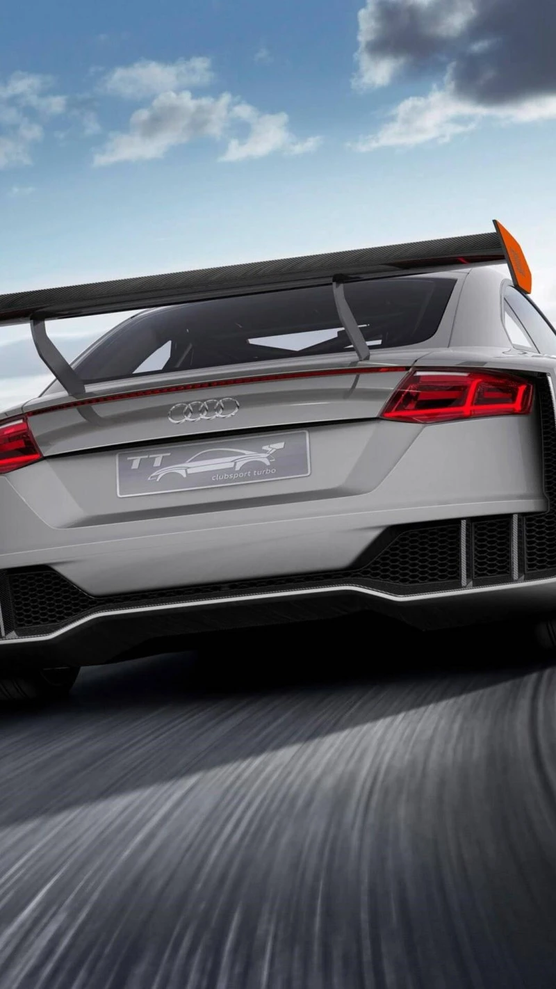 Audi TT Clubsport Turbo 4K Mobile Wallpaper