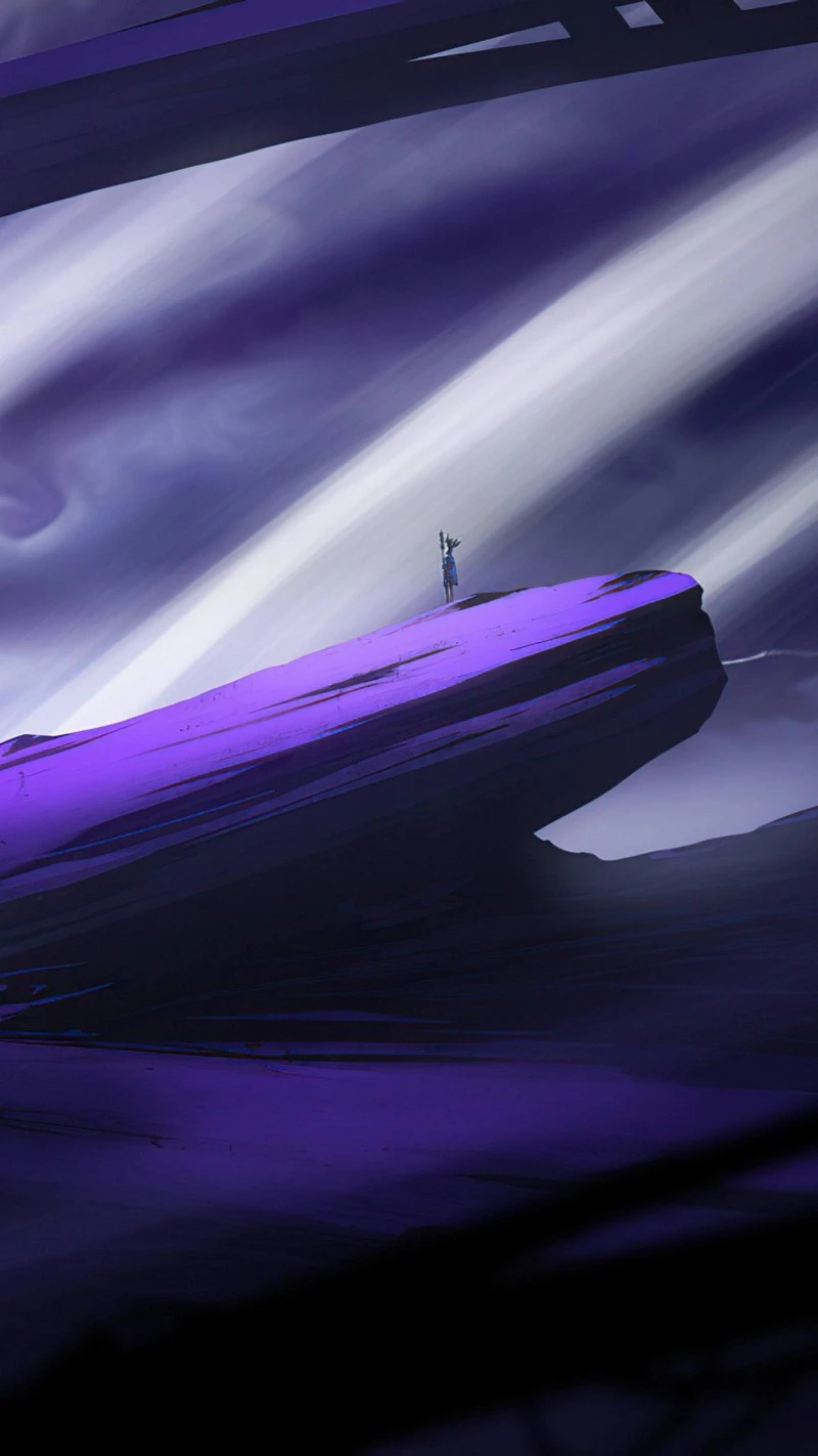 Purple Plateau Vision 4K Mobile Wallpaper